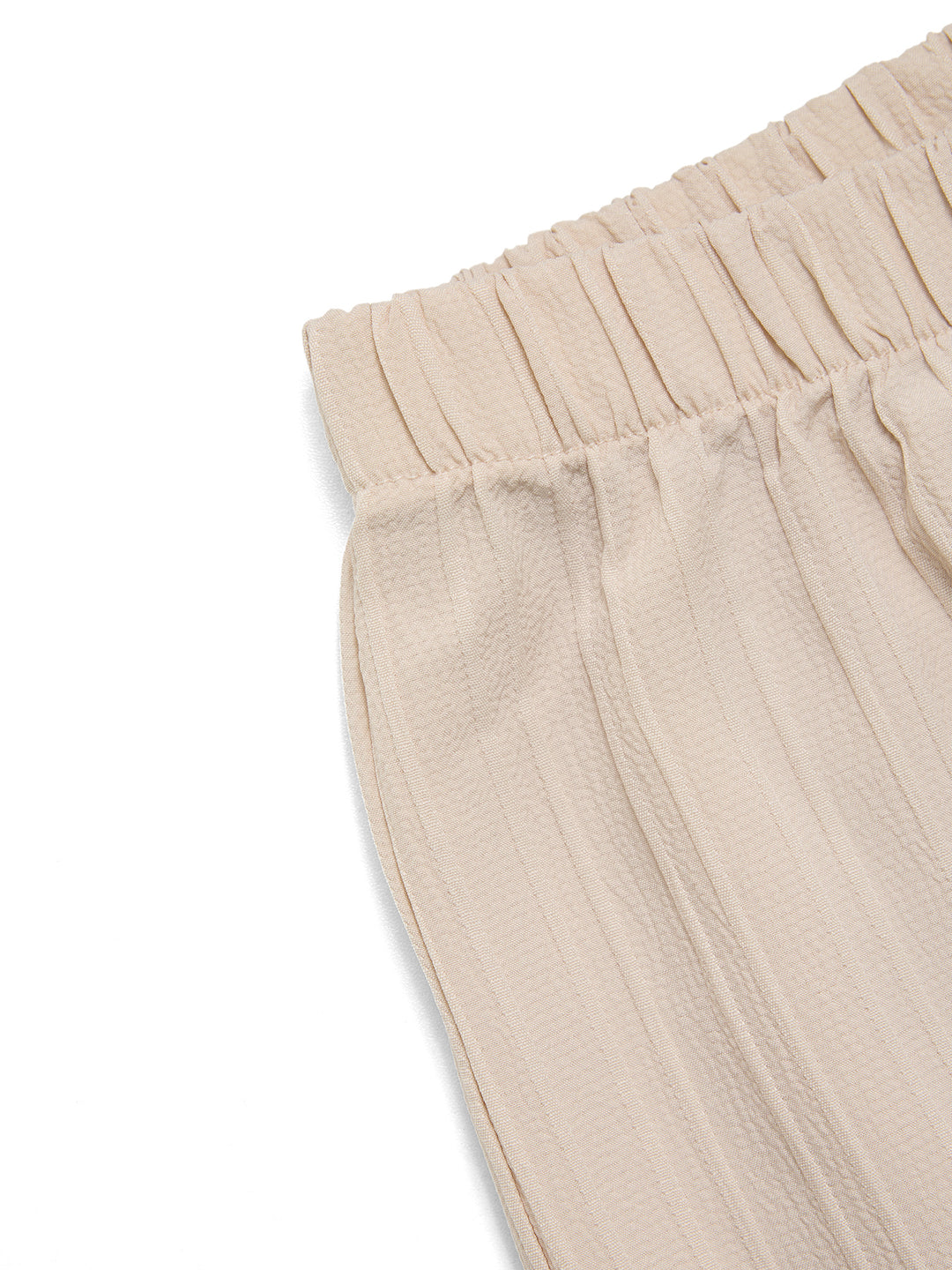 Trine de laitue décontractée Ruched Ruffled V Neck Femmes Tenues de deux pièces
