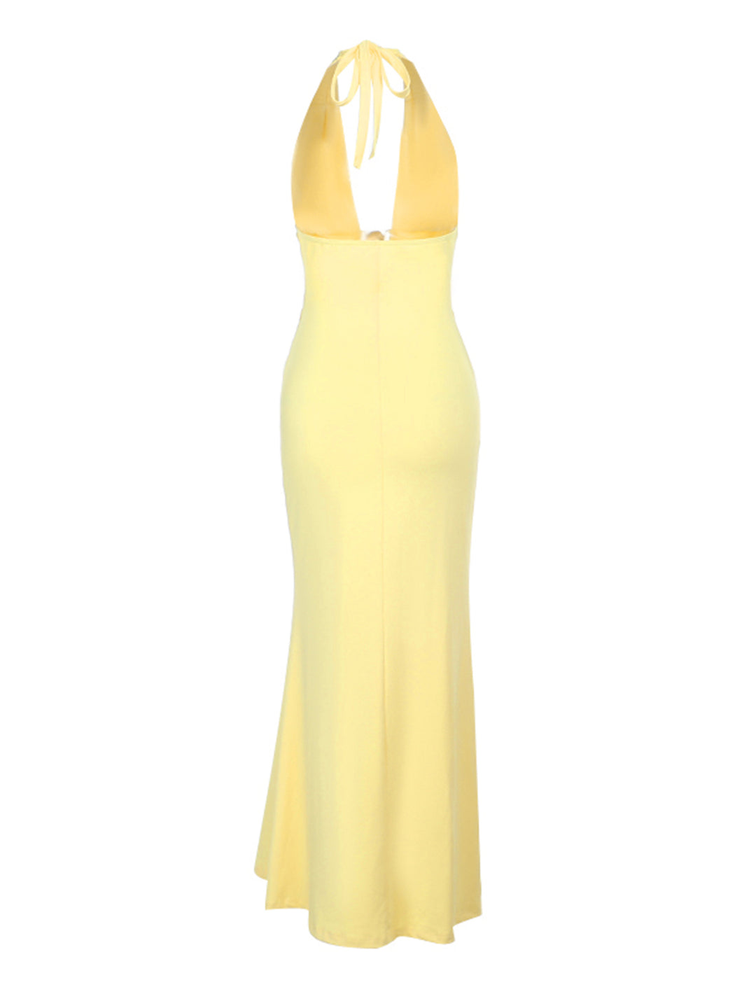 Mermaid boho Backless half Maxi Frauen Kleid