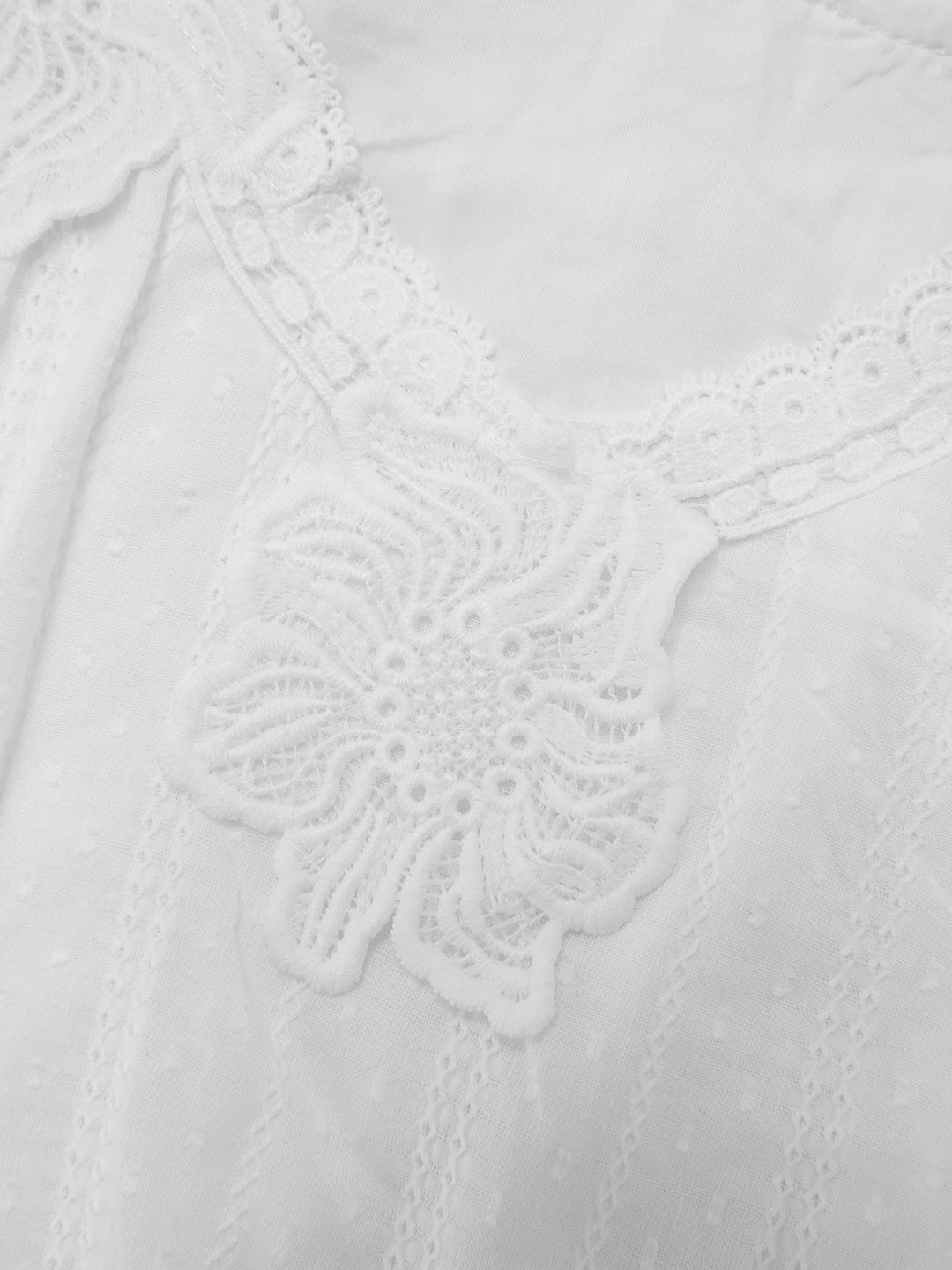 Cami Boho Spitzenverkleidung Ruch mit Hals Maxi Frauen zweiteilige Outfits