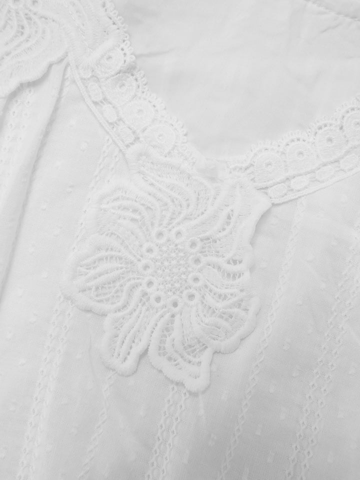 Cami Boho Spitzenverkleidung Ruch mit Hals Maxi Frauen zweiteilige Outfits