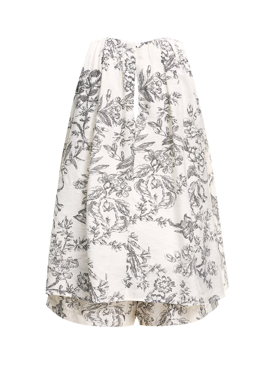 Une ligne boho floral rond cou long femmes tenues deux pièces