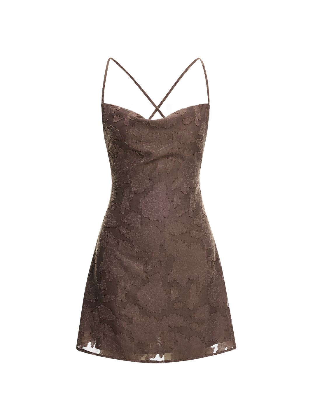 Boho Plain Cowl Neck Regular Sleeveless Women Dress -