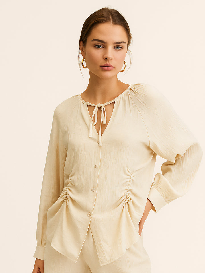 Boho corse a v maniche raglan camicette da donna